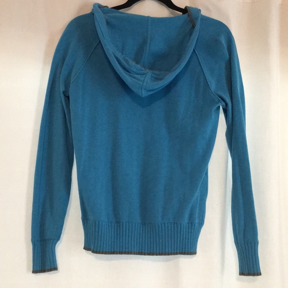 Eddie Bauer sport blue cotton knit pullover M - Picture 2 of 4